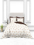 Tuscan Summer 100% Cotton King Size Bedsheet with 2 Pillow Covers -1